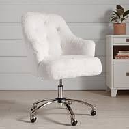 Oversized fluffy chair finished in neutral white color. Fuzzy Chairs Beanbags Pottery Barn Teen