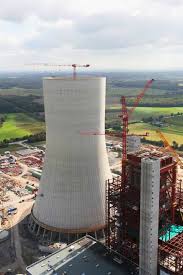 Self Dismantling Jib At The Cooling Tower Wilbert Towercranes