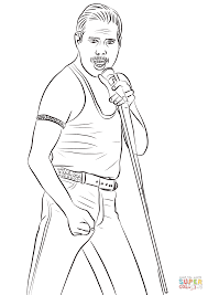 Tape the template page around the tube. Top 10 Printable Rock Band Coloring Pages
