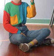 Email me @ frugalaesthetic@gmail.com for anything fam. 10 Aesthetic Colour Block Ideas Aesthetic Clothes 90s Fashion Vintage Outfits