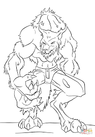 Maybe you would like to learn more about one of these? Halloween Werewolf Coloring Page Free Printable Coloring Pages Coloring Home