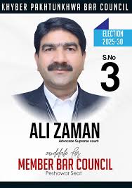 VOTE MIAN SHUJAT SHAH (Advocate) Reguestfor for Vote G Support Nowshera  Seat Khyber Pakhtunkhwa Bar Council Election (2025-2030) KHYBER BAR COUNCIL  ELECTION 2025-30 S.No 3 ALI ZAMAN Advocate Supreme court canddate for