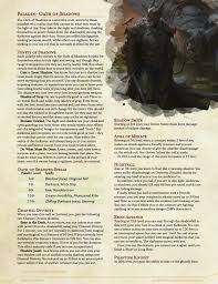 Maybe you would like to learn more about one of these? The Oath Of Shadows Paladin Dnd Unleashed A Homebrew Expansion For 5th Edition Dungeons And Dragons
