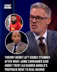 🚨 WHERE DID THIS COME FROM 🤯 Thierry Henry couldn't believe what he had  just heard. The usually calm and collected pundit was speechless... 😳