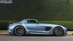 Unique Sls Black Finished In Yosemite Blue Mercedes Benz Sports Car Mercedes Sls Mercedes Benz Sls Amg