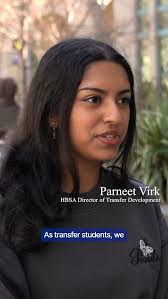 Transfers in Leadership: Parneet Virk, After transferring from Berkeley  City College, Parneet was determined to become involved in UC Berkeley’s  Haas School of Business. She currently serves as HBSA’s ...
