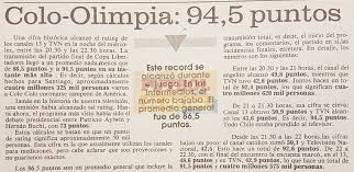 May 29, 2021 · y este domingo, por las pantallas de tvn, se revivirá uno de los hitos más importante del deporte chileno: Futbol De Antes On Twitter Tvn Y Canal 13 Transmitieron En Conjunto La Final De La Copa Libertadores 1991 Entre Colo Colo Y Olimpia El Partido Marco Un Record Historico De Sintonia