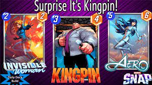 Surprise It's Kingpin! - Invisible Woman Kingpin Move Deck - Marvel Snap  Gameplay - YouTube