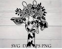 Download Giraffe Svg Giraffe Flower Svg Flower Crown Svg Animal Etsy Flower Svg Flower Svg Files Mandala Svg