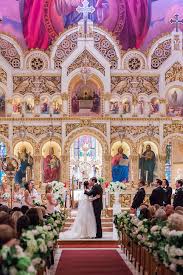 Constance Peterson And Matthew Pavlovich S Wedding In Los Angeles Greek Wedding Wedding Church Decor Orthodox Wedding