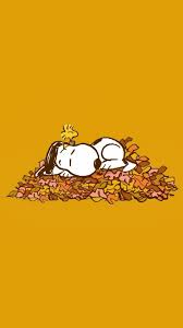 Pin By Aekkalisa On Snoopy Snoopy Wallpaper Fall Wallpaper Cute Fall Wallpaper