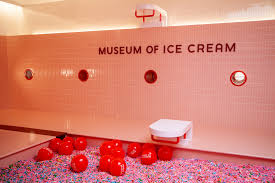 Your average baskin robbins has about 28 more flavors than the museum of ice cream. The Museum Of Ice Cream Opens This Weekend Take A Peek Inside