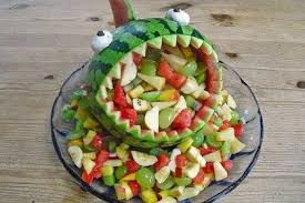 Melonen Hai 1 Melonen Hai Kindergarten Essen Melonen