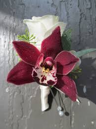 Paul, mn buy direct from our local area florist & save on wire service fees. Burgundy Orchid With Ivory Rose Corsage Beautifulweddingcorsages Www Appleblossom Flowers Com Prom Corsage And Boutonniere Orchid Wedding Prom Flowers