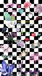 Download free hd aesthetic wallpapers. Grunge Wallpaper Homescreen Lockscreen Aesthetic Black And White Checkered Button Up Shirt 750x1334 Wallpaper Teahub Io