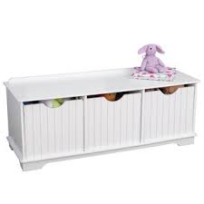 Kids Storage Bench Wayfair Childens pink and white bench seat storage underneath pink padded removable pvc cushion fee marks on bottom and one on back collection only from laceby road grimsby.