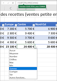 Fiche de paie excel avec formules 2019. Totaliser Les Donnees D Un Tableau Excel Support Office