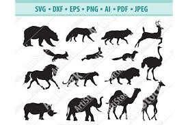 Download Animals Svg File Zoo Clipart Wild Animals Dxf Eps Png 660690 Cut Files Design Bundles