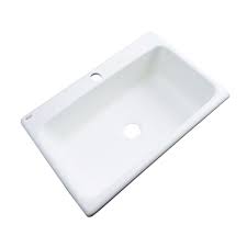 Maybe you would like to learn more about one of these? Thermocast Manhattan Drop In Acrylic 33 In 1 Hole Single Bowl Kitchen Sink In White 48100 The Home Depot