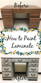 How To Paint Over A Laminate Furniture Desk Let S Paint Furniture Diyfurniture In 2020 Laminate Furniture Painting Laminate Furniture Laminate Furniture Makeover