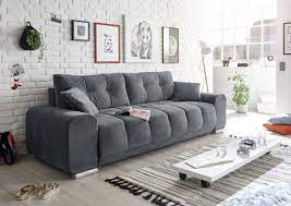 Teppich sofa dunkelgrau produkt, mega mbel as. Couch Sofa Zweisitzer Paco Schlafcouch Schlafsofa Ausziehbar Dunkelgrau 260cm