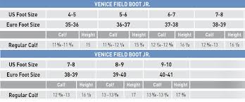 mountain horse venezia field boot size chart field