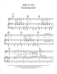 The Shirelles Baby It S You Sheet Music Pdf Notes Chords Pop Score Lead Sheet Fake Book Download Printable Sku 186258