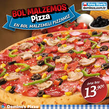 Domino S Un En Bol Malzemeli Pizzasi Bol Malzemos Orta Boyda 13 90 Tl Yiyecek Ve Icecek