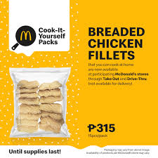Panko bread crumbs, chicken breast, egg, fillets, coconut oil and 2 more. Sand Under My Feet Mcdonald S Breaded Chicken Fillets Are Now Available In Frozen Cook It Yourself Packs