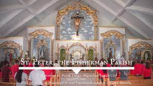 According to christian tradition, peter was crucified in rome under emperor nero.he is traditionally counted as the first bishop of rome. St Peter The Fisherman Parish Napindan Taguig City Home Facebook