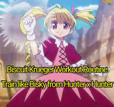 Biscuit Krueger Workout Routine: Train Like Bisky From Hunter X Hunter -  Health Yogi