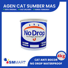 Cat minyak, artinya cat tersebut menggunakan bahan pelarut berupa minyak rantai panjang. Beli No Drop Wateroroof Cat Pelapis Anti Bocor Cat Nodrop Anti Bocor Cat Tembok Luar 4kg Seetracker Indonesia