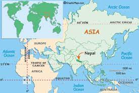 Bhutan In Map Of The World Where Is Nepal? | India World Map, Asia Map, Bhutan Travel