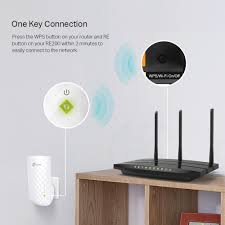 The ethernet port of re220 can easily turn your wired internet connection into a wireless access point. Re200 Ac750 Mesh Wi Fi Range Extender Tp Link Deutschland