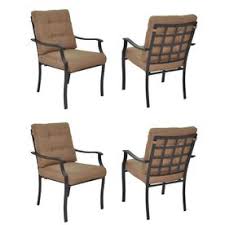 Buy now, pick up in store · handpicked local products Garden Treasures Set Of 4 Eastmoreland Steel Patio Dining Chairs Something Like This Around The Fire P Patio Dining Chairs Patio Cushions Patio Dining Table