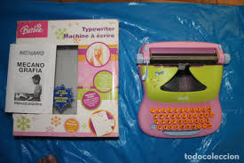 Juegos barbie antiguos mp3 & mp4. Maquina De Escribir Barbie Funcionando Con C Comprar Juegos Antiguos Variados En Todocoleccion 132841146