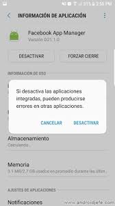 I only installed facebook and facebook messenger so it seems they are installing these other 2 apps as well. Facebook App Manager O Por Que Facebook Se Actualiza Solo