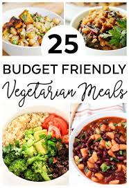 25 Budget Friendly Vegetarian Meals Vegetarian Breakfast Recipes Vegetarian Meal Plan Cheap Vegetarian Meals