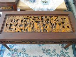 Japanese Hand Carved Coffee Table