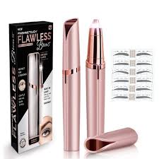 Laser or ipl hair removal: Flawless Women S Portable Safe Usb Rechargeable Painless Electric Eyebrow Trimmer Facial Hair Remover For Smooth Finishing From Category Insasta Com