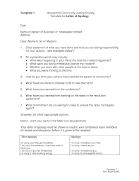 Apology Letter Templates Lettering Letter Templates Words
