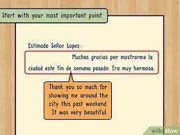 Generally, spanish writing is more formal than english writing. How To Write A Spanish Letter 14 Steps With Pictures Wikihow