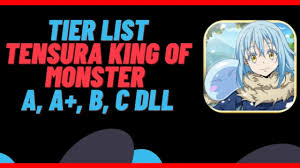 I'm not an evil slime! Tier List Tensura King Of Monster