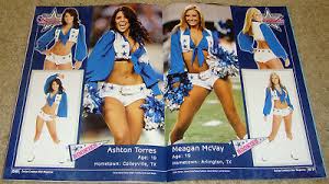 May 2010 Dallas Cowboys Magazine Sexy Cheerleaders Ashton