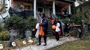 Halloween trick-or-treating around Asheville