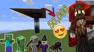 كيف تسوي موب تراب اسطوري في ماين كرافت 50000 الف موب في الساعه برج الوحوش Youtube