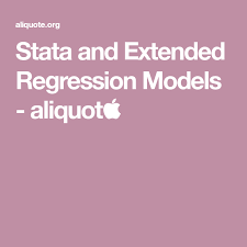 stata and extended regression models aliquot regression simultaneous equations data science