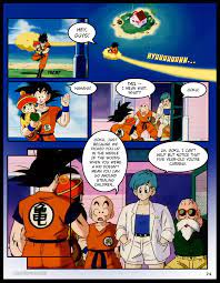Goku was first seen in this series when he arrived at kame house on the nimbus with gohan. Dragonball Z Abridged The Manga Page 024 By Penniavaswen On Deviantart