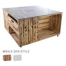 Maybe you would like to learn more about one of these? Couchtische Couchtisch Mit Schublade Inklusive Glasplatte Und Rollen 81x81x44 Cm Couchtisch Holz Glas Mit Viel Stauraum