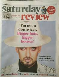 SUN TV Magazine January 2016 BOY GEORGE Culture Club PHOTO INTERVIEW